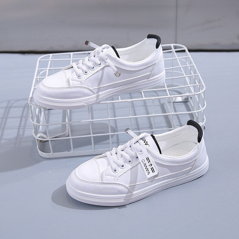 XIAOBANG-2022 Fashion Women's Flat Shoes Casual Comfortable Lightweight Non-slip White Shoes Ladies Elegant Breathable Mesh Flat Shoes